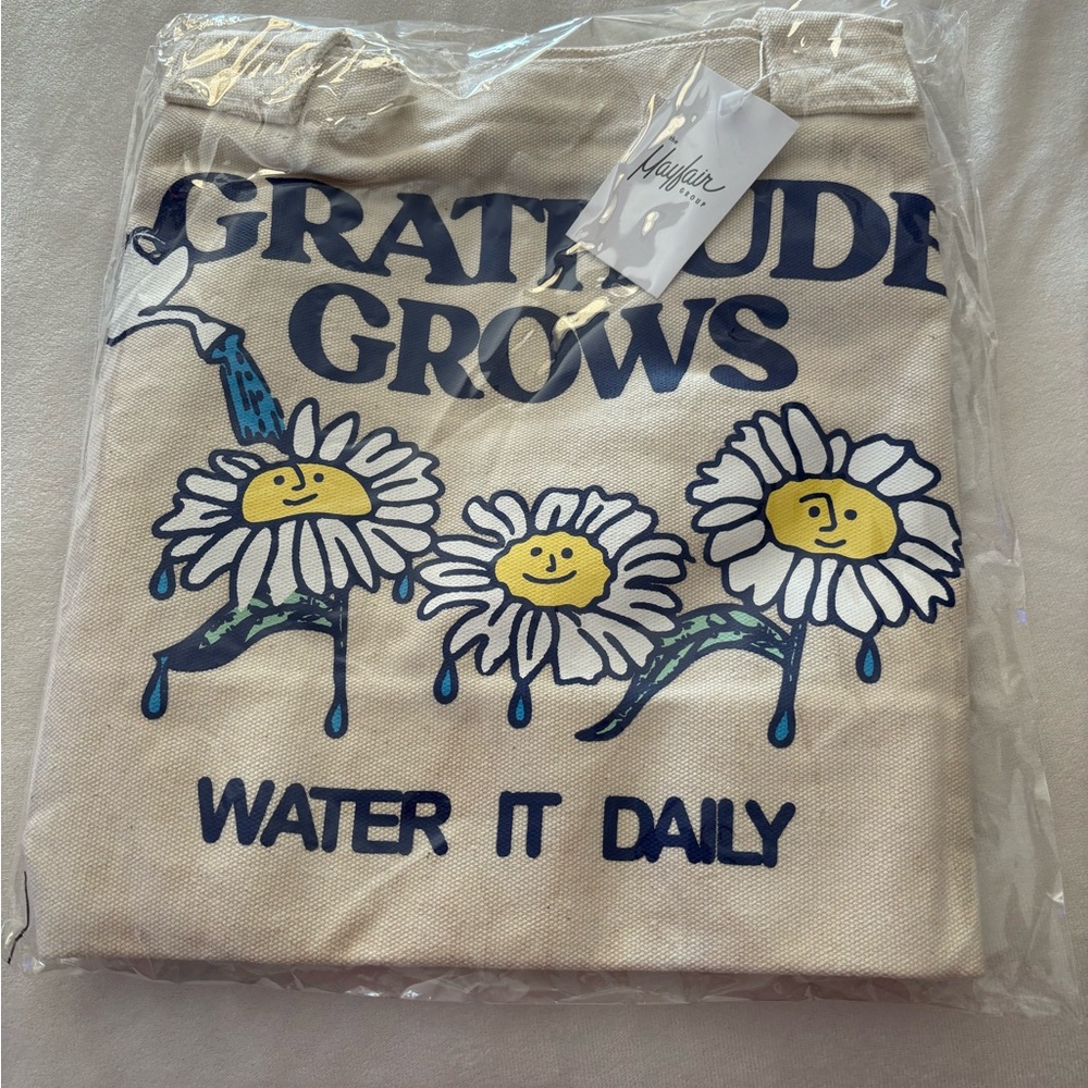 The Mayfair Group Tote Bag “Gratitude Grows” NEW